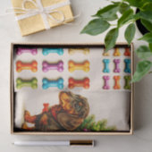 Kerst-Dachshund, Boom & Botten FN9L Decoupage Tissuepapier (Geschenk)