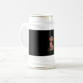 Kerst Dachshund Verlichting (2) Bierpul (Voorkant links)