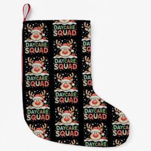 Kerst Dagopvang Rendier Kerstman Hoed Team Xmas Kleine Kerstsok