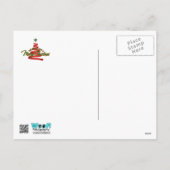 Kerst - Daisy - Goldendoodle Feestdagenkaart (Achterkant)