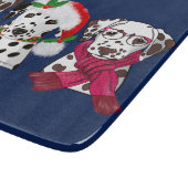 Kerst Dalmatiërs Snijplank (Hoek)