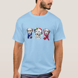 Kerst Dalmatiërs T-shirt