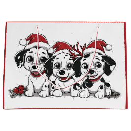 Kerst Dalmatische Honden Groot Cadeauzakje
