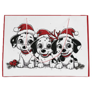 Kerst Dalmatische Honden Groot Cadeauzakje