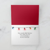 Kerst Dank U voor Klanten Feestdagen Kaart (Binnen)