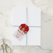 Kerst Dankbetuiging Waardering Cadeaulabel (Met Touw)