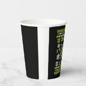 Kerst Dart Lelijke Kerst Shirt Papieren Bekers (Rechts)