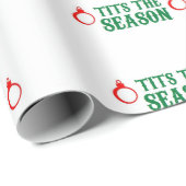 Kerst de feestdag grappig cadeaupapier (Rol Hoek)