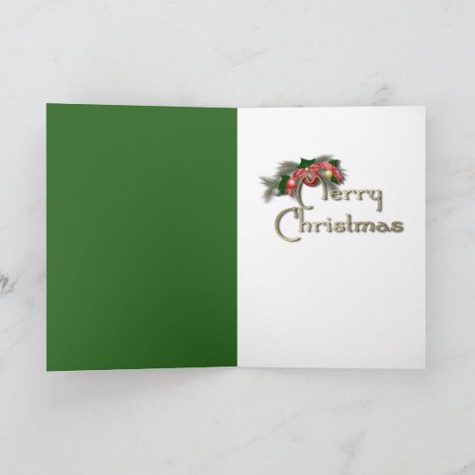 Kerst - Deck de Hallen - Setters Feestdagen Kaart (Binnen)