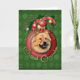 Kerst - Deck de Zalen - Chows - Cinny Feestdagen Kaart