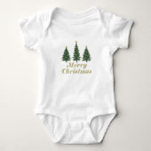 kerst deco pijnbomen romper (Voorkant)