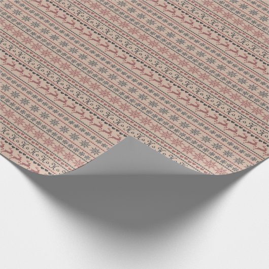 kerst decor cadeaupapier (Hoek)