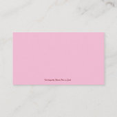 Kerst Decor & Gifts Tree Roze Winkel Verkoop Etsy Visitekaartje (Achterkant)