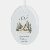 Kerst Decor Outdoor Adventure Nurse Life Gift Glas Ornament (Voorkant links)