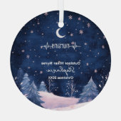 Kerst Decor Outdoor Adventure Nurse Life Gift Glas Ornament (Achterkant)