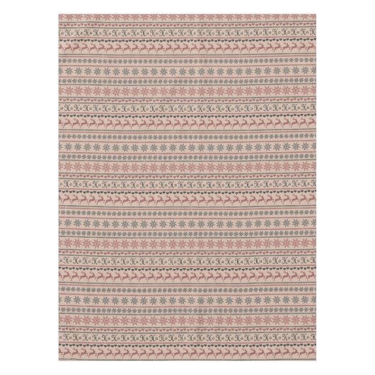 kerst decor tafelkleed (Voorkant)