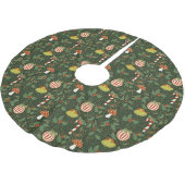 Kerst decoratie donkergroene kerstboom zoom rok (Gekanteld)
