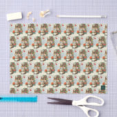 Kerst decoratie eekhoorn tissue papier (Craft)