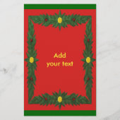 Kerst Decoratie Flyer (Achterkant)