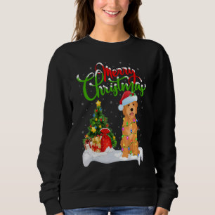 Kerst Decoratie Kerstman Goldendoodle Hond Kerstmi Trui