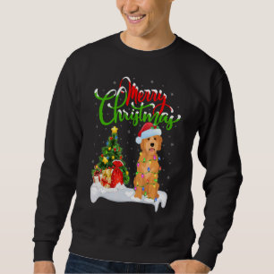 Kerst Decoratie Kerstman Goldendoodle Hond Kerstmi Trui
