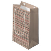 kerst decoratie klein cadeauzakje (Voorkant Gekanteld)