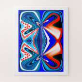 Kerst decoratie kunst legpuzzel (Verticaal)