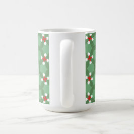 Kerst decoratie kussen koffiemok