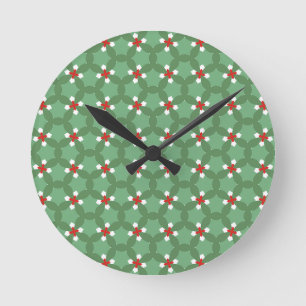 Kerst decoratie kussen ronde klok