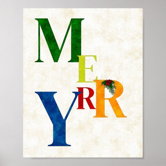 Kerst decoratie, muurkunst kerstposter poster (Voorkant)