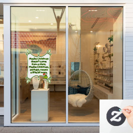 Kerst decoratie raamsticker
