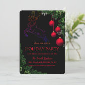 Kerst decoratie Rendier Kaart (Staand voorkant)