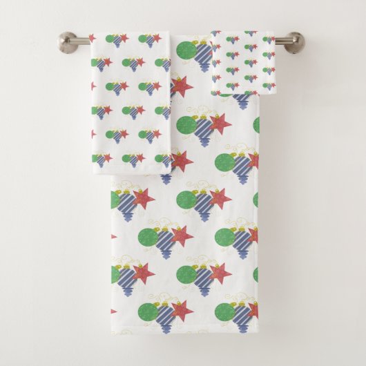 Kerst Decoratie Trio Bad Handdoek (Insitu)