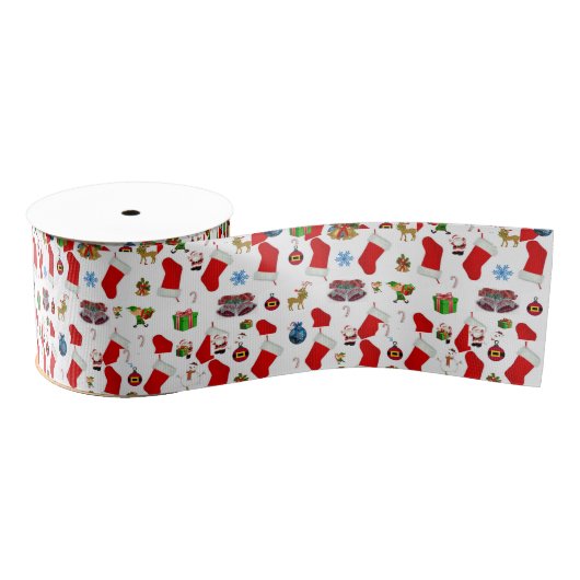 Kerst decoratief lint (Spoel)