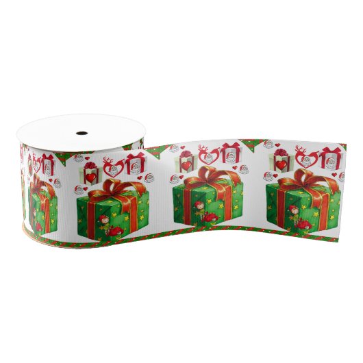 Kerst decoratief lint (Spoel)