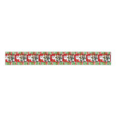Kerst decoratief lint, Elf Grosgrain Lint (Voorkant)