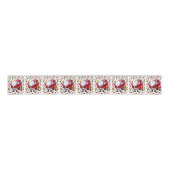 Kerst decoratief lint, Sinterklaas Grosgrain Lint (Voorkant)
