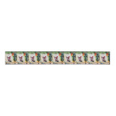 Kerst decoratief lint, Sinterklaas Grosgrain Lint (Voorkant)