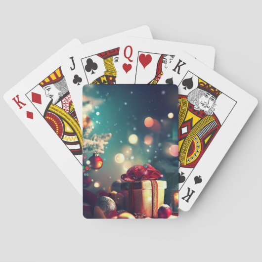 Kerst Decoraties (6) Pokerkaarten (Achterkant)