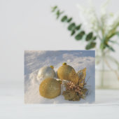 Kerst Decoraties briefkaart (Staand voorkant)