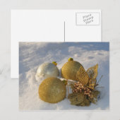 Kerst Decoraties briefkaart (Voorkant / Achterkant)
