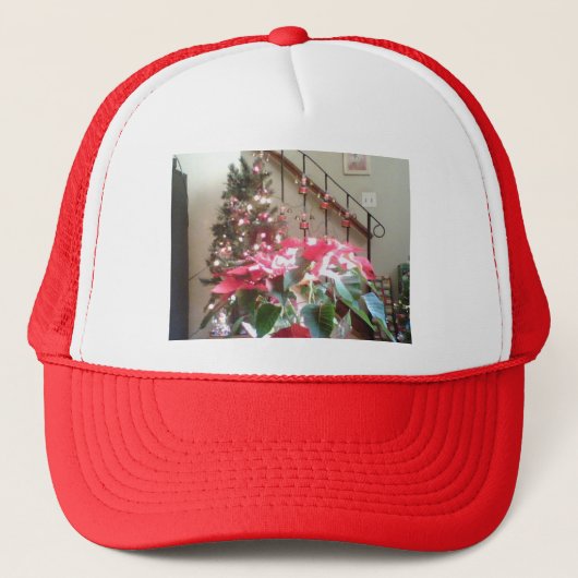Kerst Decoraties Display Afbeelding Trucker Pet (Voorkant)
