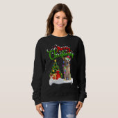 Kerst Decoraties Kerstman Australische Veedrijvers Trui (Voorkant volledig)