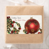 Kerst Decoraties Keuken Treat Baking Label (Insitu)