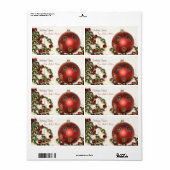 Kerst Decoraties Keuken Treat Baking Label (Full Sheet)
