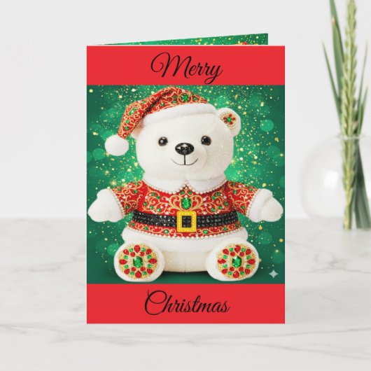Kerst decoratieve kaart (Voorkant)