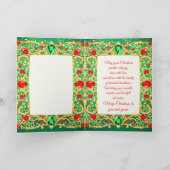 Kerst decoratieve kaart (Binnen)