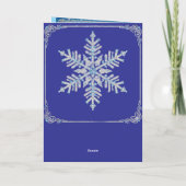 Kerst decoratieve kaart (Achterkant)