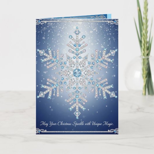 Kerst decoratieve kaart (Voorkant)