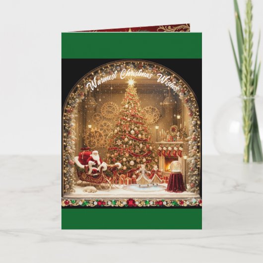 Kerst decoratieve kaart (Voorkant)